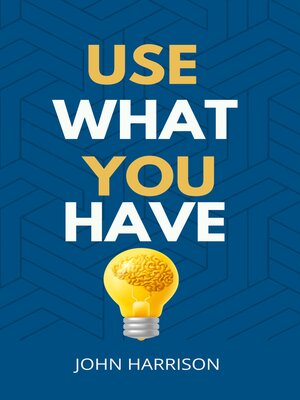 cover image of USE WHAT YOU HAVE